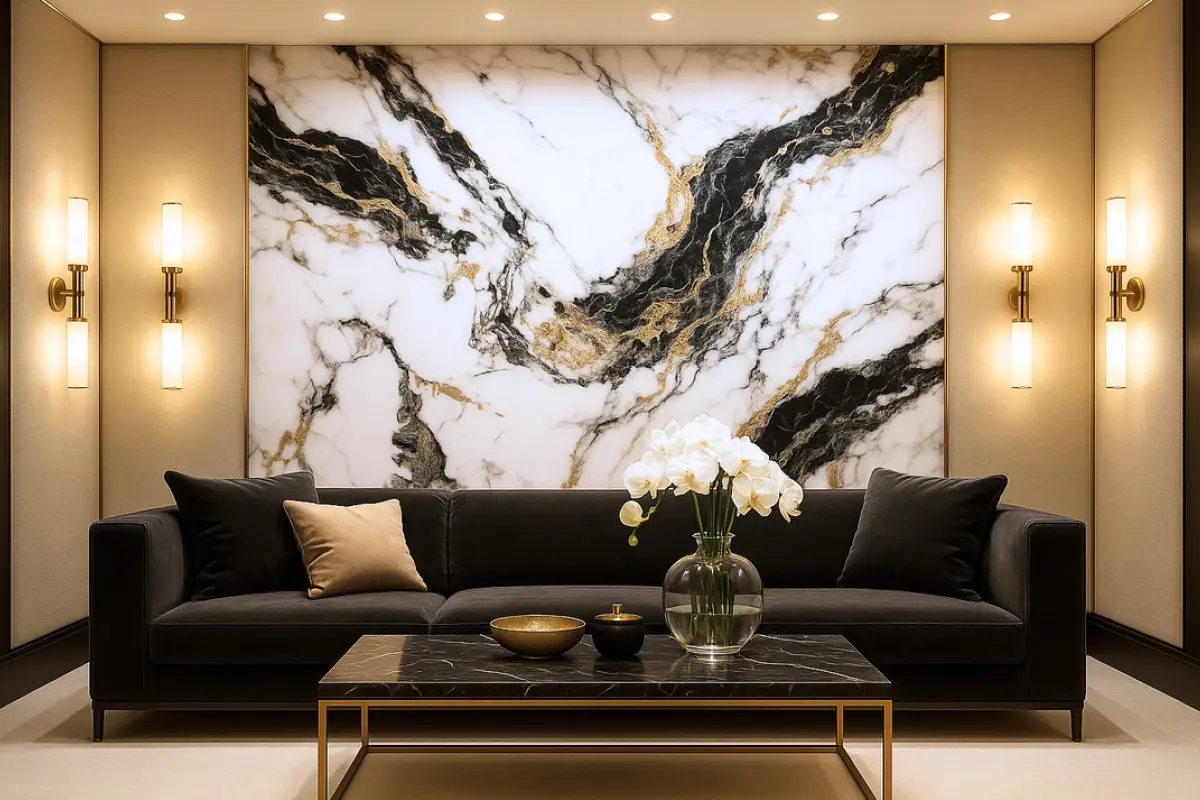 Glossy UV-Protected Panels for Luxurious Interiors - Image 2